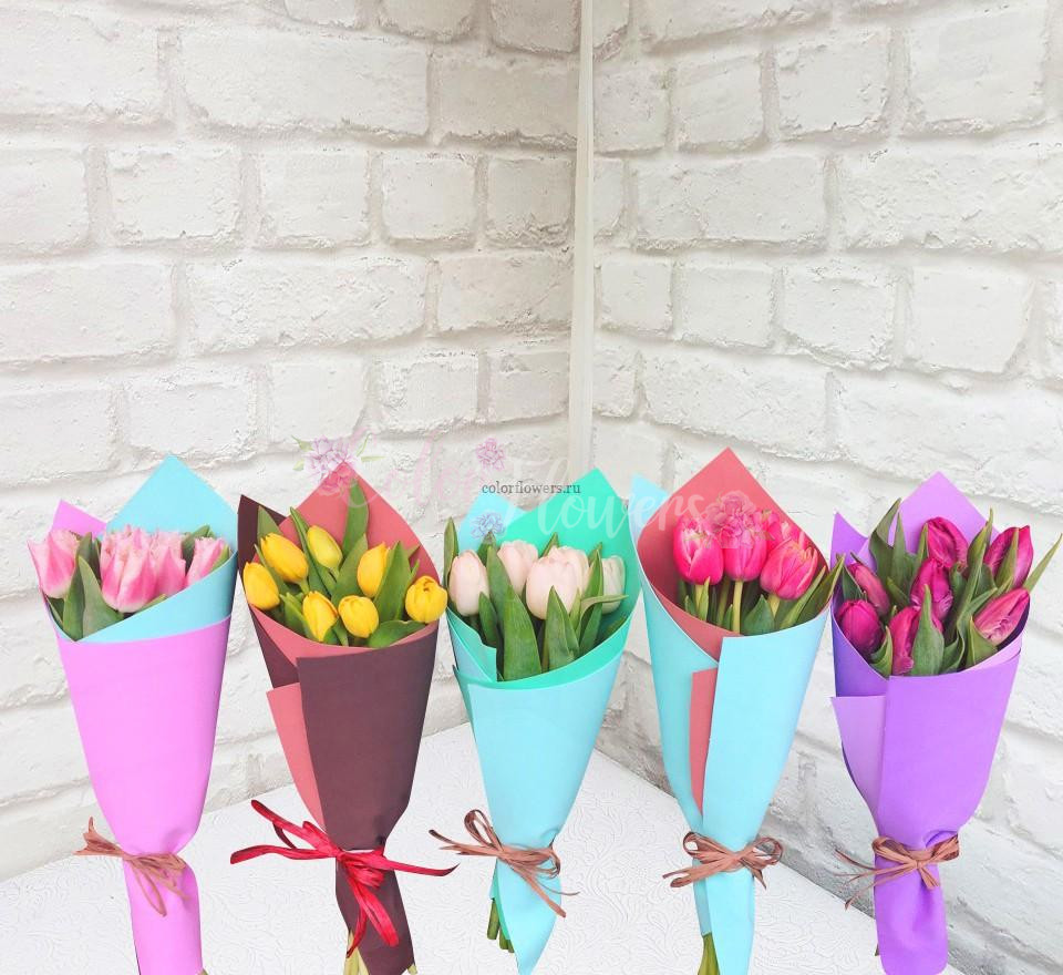 Тюльпаны 21шт — изображение 14